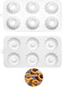 Silicone Mold Savarin Chocolate Molds Star Mountain Mousse Cake Mold DIY Bakeware Molds (A_8.88x4.68x0.8 inch)...