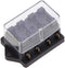 ESUPPORT Car Truck 4 Way Circuit Standard ATO Blade Fuse Box Block Holder 12V 24V...