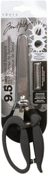 Tim Holtz Recoil Scissors - Titanium Coated, Double-Beveled Blades, Black (9.5'')...