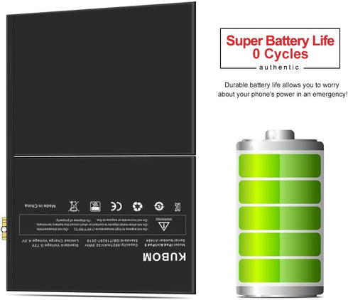 KUBOM Replacement Battery for iPad Air or iPad 5th 6th 7th, Full 8827mAh 0 Cycle Battery - Include Complete Repair Tool Kits [A1474?A1475?A1476?A1...