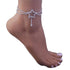 Blistar Boho Star Tassel Anklets Silver Crystal Ankle Bracelet Charm Summer Beach Glitter Rhinestone Anklet Bohemia Dainty Foot Jewelry Chain for ...