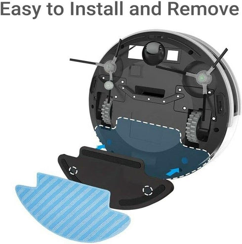 Replacement Parts Accessories Compatible with Lefant M210 M210S M210B M213 Robot Vacuum Cleaner Mop, 10 Brushes and 6 Hepa Filters 2 Mops...