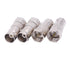 Fancasee 4-Pack F Type Male to BNC Female Adapter 75 Ohm Plug Jack Coax Coaxial Connector Coupler Converter for CCTV Surveillance Security Camera ...