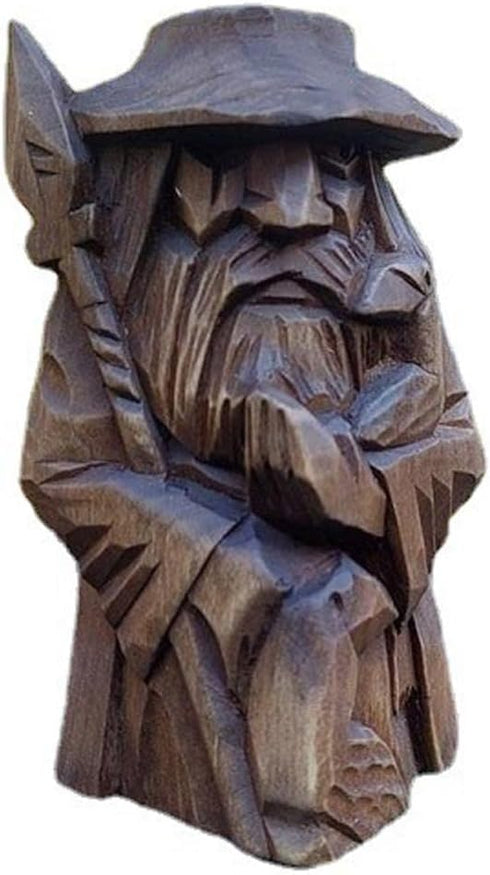 Odin Thor Viking Statue, Ornaments Art for Home Decoration (Tir-Single Sword)...