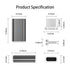 N. NETDOT Gen10 Magnetic Fast Charging USB-C to USB-C Adapter Converter Compatible with Type-c Smartphones (3 pack black)...