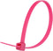 Secure 8 Inch Fluorescent Pink 50 lb Standard Nylon Cable Tie - 100 Pack...