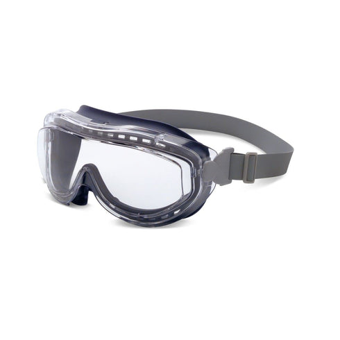 Honeywell Uvex Flex Seal OTG Goggle Navy Body Clear HydroShield AF Coating and Neoprene Headband S3400HS...