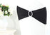 Tosnail 50 Pack Spandex Chair Sashes Wedding Chair Decoration Party Chairs Covers - Black...