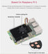 Active Cooler for Raspberry Pi 5, Combines Active Cooling Fan and Alumium Heatsink and Thermal Pad to Accelerate Heat Dissipation for Raspberry Pi...