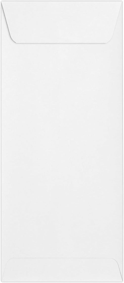 LUXPaper #10 Policy Business Envelopes | Peel & Press | 4 1/8" x 9 1/2" | Bright White | 80lb. Text | 50 Qty...
