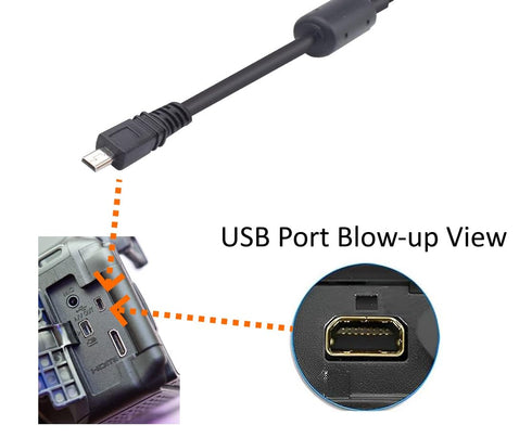 USB Cable Photo Transfer Charger Cord UC-E6 for Nikon D3300 D750 D5300 D7200 D3200, Coolpix B500, Select Coolpix & DSLR (Please See Product Pictur...
