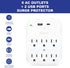 Multi Plug Surge Protector, 6 Outlet with 2 USB A and C Charging Ports 2.4 A ETL Certified Tech2 Multi Outlet for Home, School, Office......
