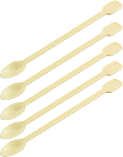 500 Pcs Plastic Coffee Tea Stirrer Spoon Disposable Spoons Stir Stirrer Mini Stir Swizzle Sticks Plastic Food Grade Coffee Stirrers Tea Spoons Sou...