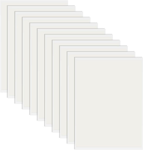 10 Packs Vinyl Siding Repair Kit, White Durable Self-Adhesive Vinyl Siding Patch Cut to Fit Freestyle Cover Any Cracks, Holes, or Blemishes on PVC...