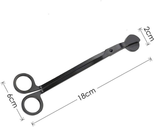 Candle Wick Trimmer ?Wick Clipper Cutter Scissor (Matte Black)...