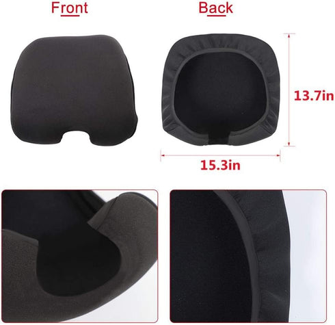 Voodonala for 2010-2017 Dodge RAM 1500 2500 3500 Center Console Cover Armrest Pad Cover Trim, for Dodge RAM Interior Accessories Black 1pc...