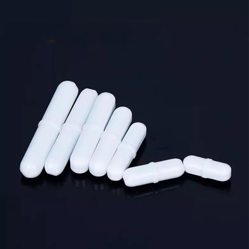 12Pcs PTFE Magnetic Stirrer Mixer Stir Bar, Magnetic Stir Bar 10mm/0.39 inch...