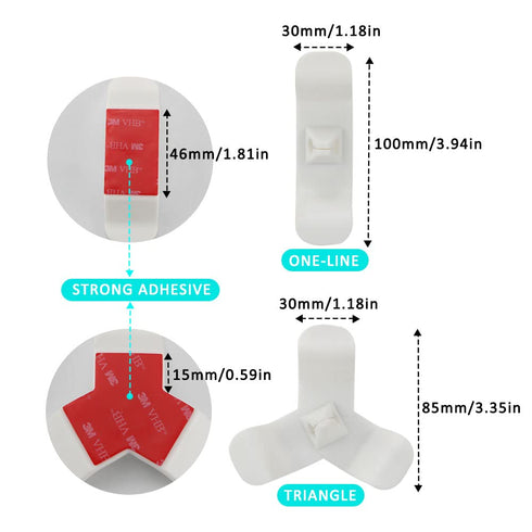 Update Cord Organizer for Appliances, 2 PACK Appliance Cord Organizer Stick on Kitchen Space, Compatible with Kitchen Mixer Accessories, Pressure ...