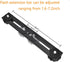 Dual Flash Bracket 8in/20.3cm Camera Mount Tripod Bracket with 1/4 Screw Hot Shoe Flash Light Bracket for LED Light Microphone 3D Stereo Stereosco...