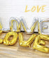 16 Inch Gold Letter Balloons Mylar Foil Alphabet Letter A-Z Balloons Set for Wedding Birthday Party Decoration Banner(26pcs Pack,) (Gold)...