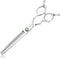 Dog Grooming Scissors 7.4" Thining Chunkers Shears Professional 440C Stainless Steel Pet Grooming Scissors with Offset Handle and Jewelled Screw, ...