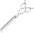 Dog Grooming Scissors 7.4" Thining Chunkers Shears Professional 440C Stainless Steel Pet Grooming Scissors with Offset Handle and Jewelled Screw, ...
