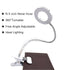 Clip on Lamp Pinkiou Desk Lamp with Clamp for Night Reading Nail Art Makeup Salon LED USB Book Light Clip Clamp Lamp 360°Flexible Gooseneck Bed La...
