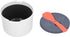 Microwave Rice Cooker,Microwave Rice and Pasta Cooker with Rice Spoon Easy Cooking or Reheating Set, Red...