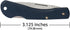 Case XX WR POCKET KNIFE BLUE HANDLED MINI-BLACKHORN, ITEM 2392, LENGTH CLOSED 3 1/8 INCH (LT1059L SS)...