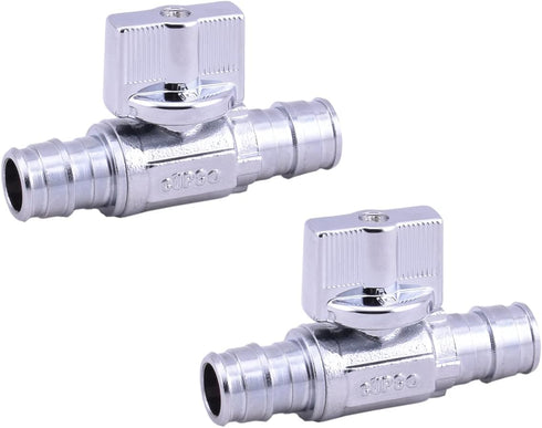 LD Valve - 1/4 Turn Straight PEX A Supply Stop Valve?1/2" Propex X 1/2" Propex Cold Expansion F1960 Shut Off valve Only for Pex A Pipe -LD Brand (...