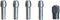 Dremel 4485 Quick Change Rotary Tool Collet Nut Set Medium...