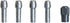 Dremel 4485 Quick Change Rotary Tool Collet Nut Set Medium...