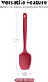 U-Taste Silicone Spoon Spatula Set: 600ºF Heat Resistant Food Grade Flexible Rubber Spoonula, Nonstick Cooking Mixing Scooping Kitchen Baking Scra...
