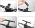 Bicycle Handlebar Extension Bracket,Aluminum Alloy Bicycle Handlebar Extender for Bicycle Led Light Code Table Mobile Phone Holder (Black)...
