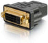C2G Legrand DVI to HDMI Cable Adapter, DVI-D Female to HDMI Female Adapter, Black HDMI Adapter Cable for Bi-Directional Adapter Cable, 1 Count, C2...