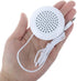Pillow Speaker, Portable 3.5mm Mini Pillow Stereo Outdoor Speaker for iOS, iOS, iOS, MP3, MP4, Android, CD Player etc,- White...
