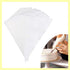 Disposable Cake Decorating Bags Set of 100 - White 14 Inch Round Piping Bags for Cakes, Cupcakes, Cookies, Chocolate, Pie...