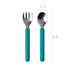 Boon Chow Silicone Plate Set - 3 Unbreakable Divided Toddler Plates - Baby Plates for 6 Months and Up - Baby Led Weaning Supplies - Blue Multicolo...