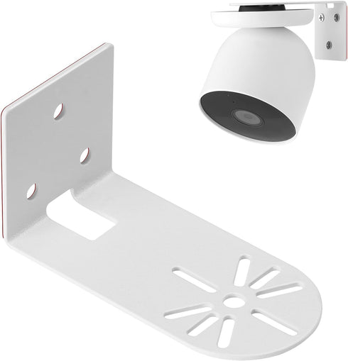 OLAIKE Adhesive Metal Wall Mount compatible with Google Nest Cam (Battery)/Indoor Security Cam & Wyze Cam Pan V3/V2 & Eufy Cam E220/P24, No Drill ...