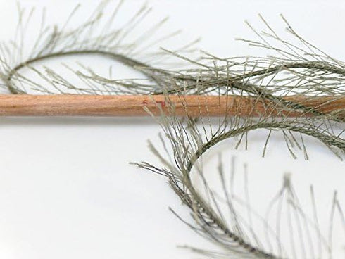 100 Gram Dark Khaki Green Eyelash Yarn Ice Fun Fur 164 Yards......