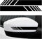 Car Rear View Mirror Stickers, 2Pcs Stripe Graphic PET Reflective Car Body DIY Decor Decals, Auto Exterior Accessories, Universal Side Mirror Deca...