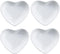 Heart-shaped Multipurpose Ceramic Sauce Dish Seasoning Dishes Sushi Dipping Bowl Appetizer Plates Serving Dish Saucers Bowl(Set of 4)...