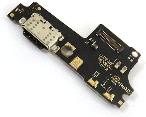 USB Charger Charging Port Dock Connector Ribbon Flex Cable PCB Board Replacement Compatible with Motorola Moto One P30 Play XT1941...