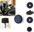 4 Set Portable Travel Umbrella Top Screw Cap Replacement 6mm + 8mm Thread End Stop Cover Stopper Tip with Waterproof Gasket for Mini Folding Compa...