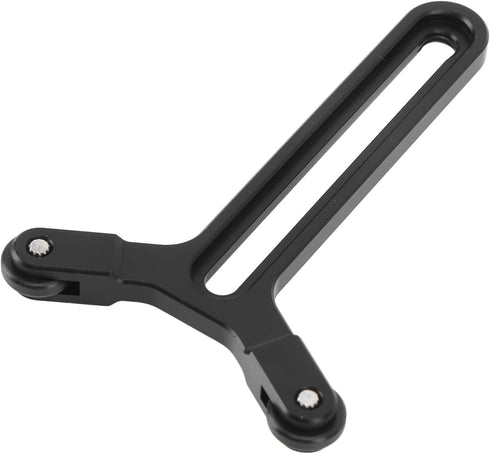 Y Bracket with Double Wheels, Quick Release Lens Support Bracket with a 1/4in Slide Screw Adjustable Lens Support System for DJI Ronin S SC...