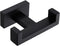 APLusee Double Robe Towel Hook, Stainless Steel Square Dual Coat Hook, Utility Bath Kitchen Storage Hanger Holder, Matte Black...