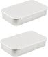 2Pcs Portable Floss Picks Dispenser, Empty 3.19 * 2.05 * 0.63inch / 8.1 * 5.2 * 1.6cm Floss Picks Metal Case, Mini Reusable Floss Pick Holder Boxe...