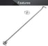 MroMax 2Pcs Cabin Hook and Eye Latch 16" Window Privacy Swivel Hooks Stainless Steel 400mm Gate Door Latches for Home Cabinet Window Kitchen Slidi...