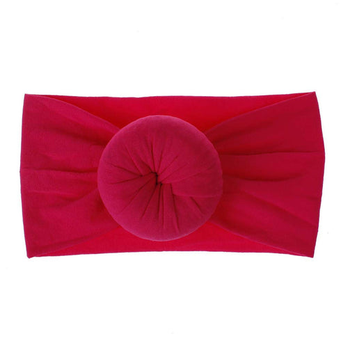 Qandsweet Baby Headbands Circle Bows Knotted Soft Silk Nylon Headwraps For Newborn Infant Toddlers Girl Kids...