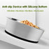 5mm Thick Stainless Steel Dog Bowls, Non-Slip with Silicone Base Cat Dishes, 4 Cups Food Grade BPA Free, Less Sliding, Premium Water and Food Pat ...